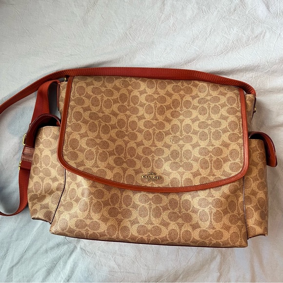 Coach Bags Coach Baby Messenger Bag In Signature Canvas Poshmark